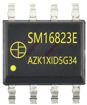 三通道LED恒流驱动芯片SM16823E配合SM17500P,可用于并-串结合方案(图1) image.png